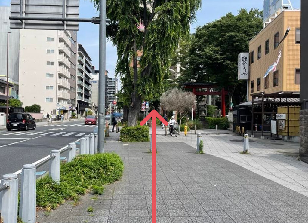 新都心アーバン鍼灸接骨院への道順5